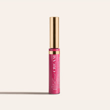 Load image into Gallery viewer, LipSense Cream Cinnamon Silk lip color with an ornate gold cap on a pale beige background