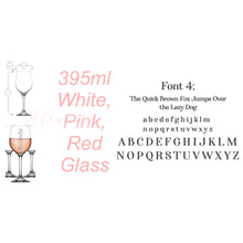Load image into Gallery viewer, Drinkware…Stemmed Name Wine Glasses