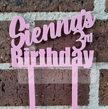 Load image into Gallery viewer, Cake toppers, Acrylic