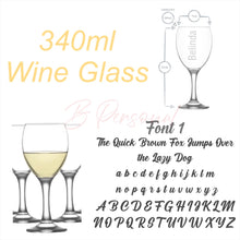 Load image into Gallery viewer, Drinkware…Stemmed Name Wine Glasses
