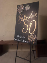 Load image into Gallery viewer, Celebration Sign.. Hire...Price includes Bond.. PICKUP ONLY