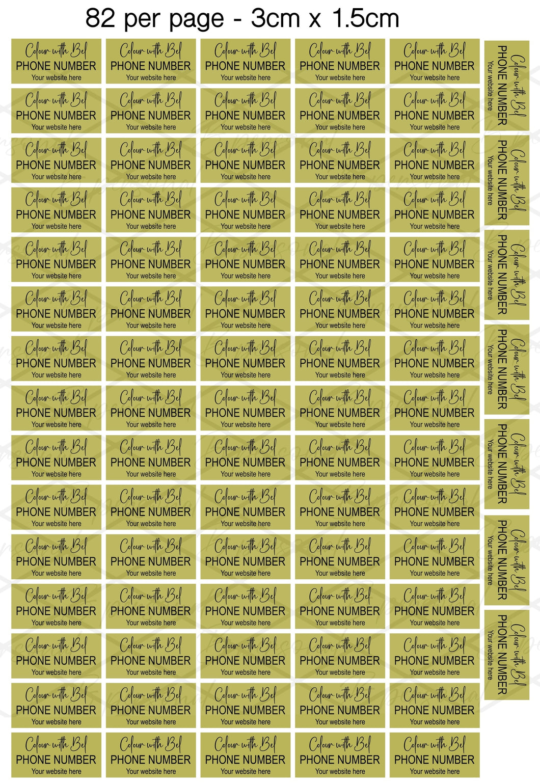 Business Waterproof Vinyl Stickers