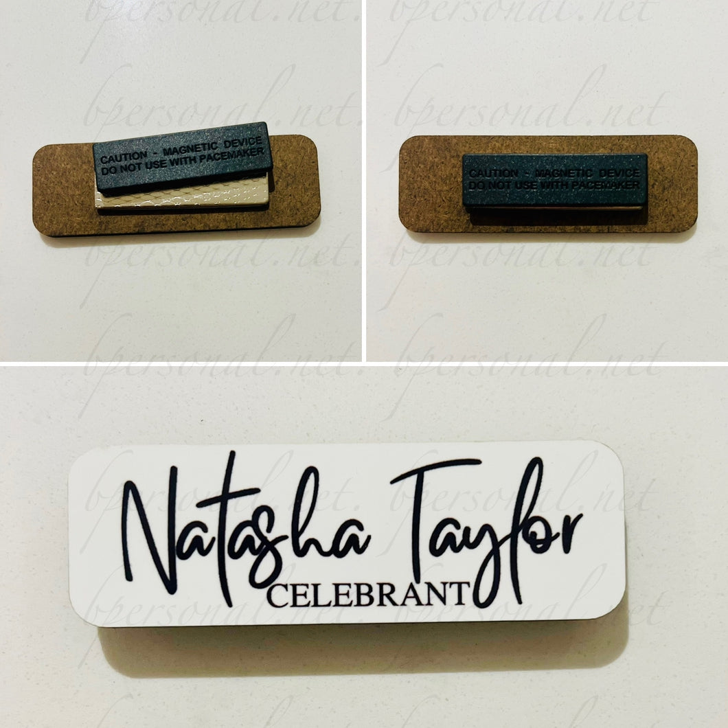 Name Badge Magnetic