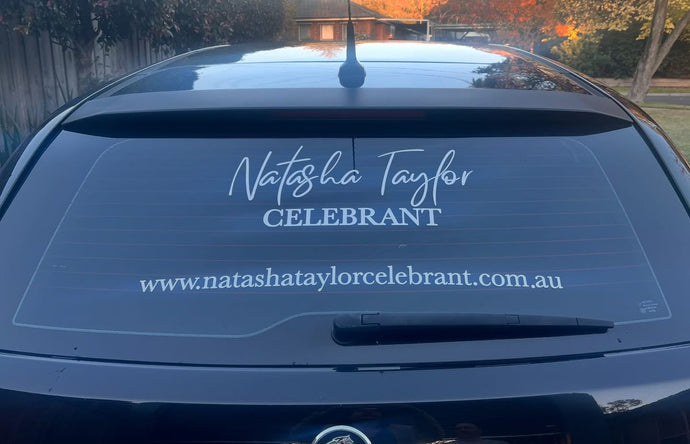Badge On Rear Window Personalised Signs, Frames & Stickers – B Personal