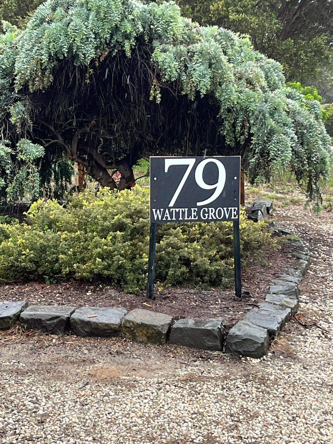 House Sign with Reflective vinyl