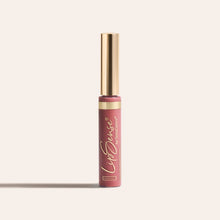 Load image into Gallery viewer, LipSense long lasting liquid lip color in a slim tube with a gold cap and rosy shade
