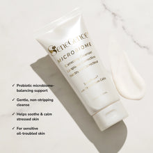 Load image into Gallery viewer, SeneGence Microbiome Correcting Cleanser product with benefit callouts.
