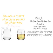 Load image into Gallery viewer, Drinkware... Stemless Etched Glasses
