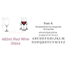 Load image into Gallery viewer, Drinkware…Stemmed Name Wine Glasses
